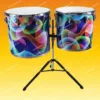 16" x16" 18"x18" Fiber Concert Bass Tom Set With Stand