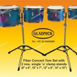 Fiber Concert Tom Set 8x6,10x7,12x8,14x10