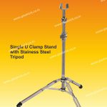 Single 'U' Clamp Stand with SS Tripod