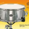 Stainless Steel Snare Drum 14"x6"