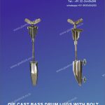 Die Cast Bass Drum Lugs with bolt and claw